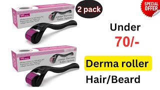 Best cheapest derma roller for hairbeard growth [upl. by Suellen800]