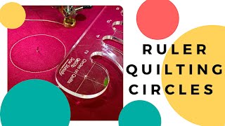 Ruler Quilting Made EASY Circles [upl. by Ahsahs71]