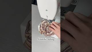 Scrunchie making ✨sewing handmade handmadeseller handcrafted smallbusines scrunchies [upl. by Wampler553]