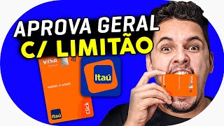 💳 Cartão Itaú Click Vale a Pena Fácil Aprovação Limite Alto SAIBA TUDO sem mimimi ATUALIZADO [upl. by Suryc]