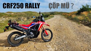 HONDA CRF 250 RALLY TEST  REVIEW  NORMAL VATANDAŞ MOTORSİKLET YORUMLUYOR  ANTALYA  TÜRKİYE [upl. by Ellehcem]