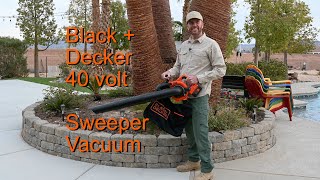 Black amp Decker Cordless Sweeper Vacuum  Unboxing and Review [upl. by Leunamesoj]