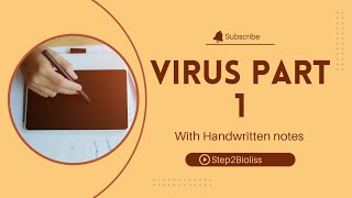 VIRUS part 1 classification of virus TMV lwith handwritten notes [upl. by Horan]