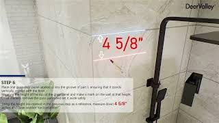 DeerValley Shower Door Installation Guide [upl. by Aubreir683]