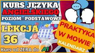 DATY Ćwiczenia  Kurs ANGIELSKIEGO Dla Początkujących [upl. by Marston]