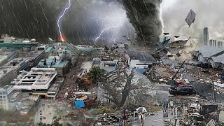 New York is in ruins A shocking tornado hits Arkwright and Eden NY [upl. by Xel]