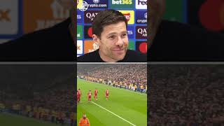 Xabi Alonso explains how Anfield atmosphere affected Leverkusen players lfc [upl. by Nodaj721]