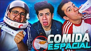 PROBAMOS COMIDA ESPACIAL 🚀 SABE ASQUEROSA ft Kevsho [upl. by Saihtam]