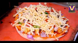 PIZZA Veg Recipe – Gudiyatham Famous Paneer Pizza  Paneer Pizza Making Simple and Tasty [upl. by Mariellen]