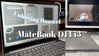 Huawei MateBook D14 unboxing amp accessories  Indonesia [upl. by Alicia]