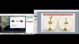 How to use Keynote FULL Screen during a WebinarJam Google Hangout [upl. by Harmonia]