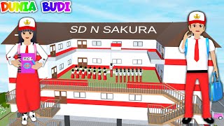 Rumah Yuta Jadi Sekolah Baru SD Bertingkat 😍 Yuta Mio Jadi Murid Ikut Upacara [upl. by Lledyr993]