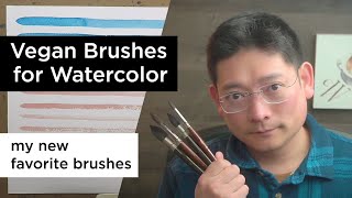 Vegan Brushes for Watercolor Escoda Ultimo Escoda Versatil [upl. by Michaeline]