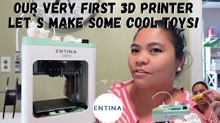 Entina 3D printer We printed our own toys Its so much fun [upl. by Zurek]