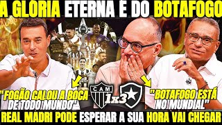 quotA GLÓRIA ETERNA É DO BOTAFOGOquot PÓS JOGO A GLÓRIA ETERNA É DO FOGÃO BOTAFOGO NO MUNDIAL DE CLUBES [upl. by Nuris]