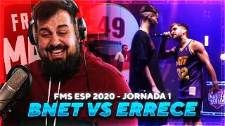 QUE FLOW MAN  PAPO REACCIONA A BNET vs ERRECÉ  FMS ESPAÑA 2020 J1 [upl. by Fesoy538]