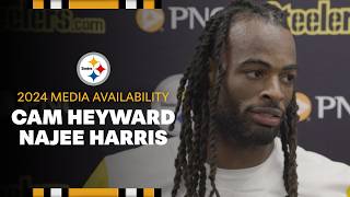 Cam Heyward Najee Harris Media Availability Oct 24  Pittsburgh Steelers [upl. by Aliber]