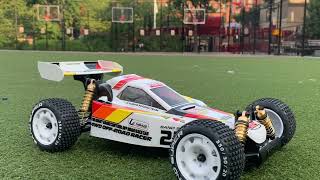 First Test Run Kyosho Optima Mid on Astroturf [upl. by Ahsar]