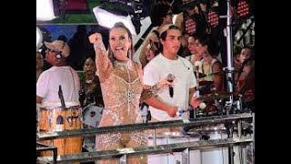 Ivete Sangalo no carnaval de Salvador 2024 explosão de tudo de gás na hora do deslife [upl. by Costanza]