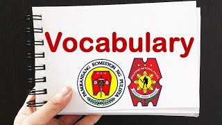 NAPOLCOM EXAM REVIEWER  Verbal Reasoning Vocabulary [upl. by Thorner661]