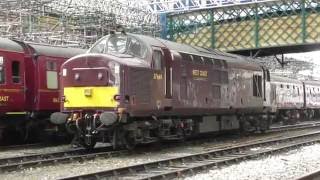 Class 37s Diesel Locos at Carlisle  37403 and 37668  Saturday 6th August 2016 [upl. by Mercer]