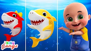 Baby Shark Family Mommy Daddy doodoo  Newborn Baby Nursery Rhymes amp Kids songs [upl. by Lissi]