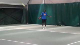 RONALD MATABA  BERKHAMSTED ELITE TENNIS ACADEMY 02052010 [upl. by Blood669]