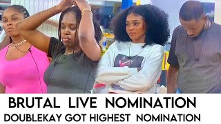 Emotions Are High Reactions After Live Nominations Doublekay Chekas React Bbnaija Season 9 [upl. by Nibor]