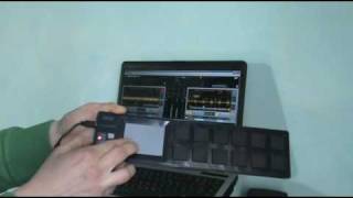 Mapping for the IMix Reload and the Korg Nano Pad on Traktor Pro [upl. by Nnylyram]