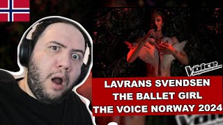 Lavrans Svendsen  The Ballet Girl Aden Foyer  LIVE  The Voice Norway 2024  🇳🇴 NORWAY REACTION [upl. by Vasyuta35]