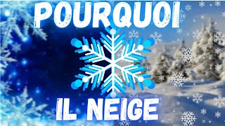 Pourquoi il NEIGE et Comment se forment les FLOCONS  annonce [upl. by Kriste]