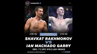 Shavkat Rakhmonov vs Ian Machado Garry Remastered UFC310HighlightsBreakdownPrediction [upl. by Varden]