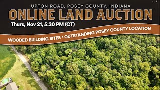 Posey Co  IN Land Auction [upl. by Shewchuk]