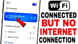 Wifi Connected But No Internet Access  Wifi Connected But Not Working  Wifi No Internet Problem [upl. by Debbie]