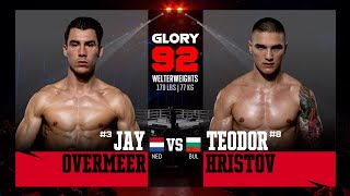 Jay Overmeer v Teodor Hristov  GLORY 92 Rotterdam [upl. by Haidebej]