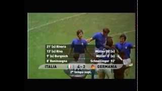 quotGame of the Centuryquot Italy 43 West Germany 1970 FIFA World Cup Goals [upl. by Kaczer]