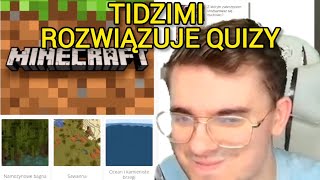 TIDZIMI ROZWIĄZUJE QUIZY o Minecraft i nie tylko [upl. by Sissie]