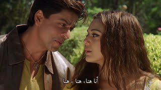 Main yahan hoon مترجمةshahrukh khan amp preity zinta veer zara udit narayan [upl. by Nahem]