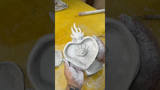 Fazendo cinzeiros de cerâmica fria arte artista diy tutorial ceramicafria [upl. by Kalila]