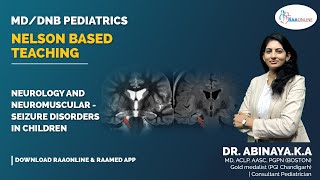 Pediatrics  Nelson Based Teaching  Seizure disorders in children  Raaonline [upl. by Reltuc]