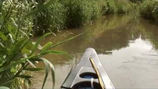 Canoeing the Rother  Into the shallows [upl. by Raybin]