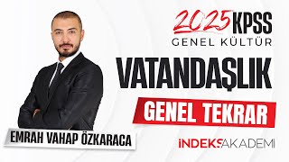 KPSS  Vatandaşlık Genel Tekrar 1  Emrah Vahap ÖZKARACA Canlı Yayını [upl. by Pickford]