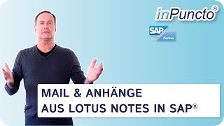 Mail amp Anhänge aus Outlook in SAP übertragen dank biz²OfficeSynchronizer von inPuncto [upl. by Nap770]