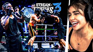 ALANA REACCIONA A LA PELEA DE JH DE LA CRUZ VS CAMILO SANCHEZ EN STREAM FIGHTERS 3 🥊 [upl. by Nnylyram105]