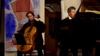 Mendelssohn Cello Sonata Nr 2 Alexandre Debrus cello Matthias Rein piano  Vaals Netherlands [upl. by Nort306]