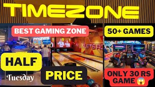 Timezone Half Price Games  Timezone Ambience Mall Gurgaon  Arcade gaming [upl. by Story7]