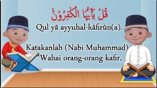 Surah Al Kafirun  Murottal Anakanak  Ipin Upin belajar AlQuran [upl. by Ornstead]