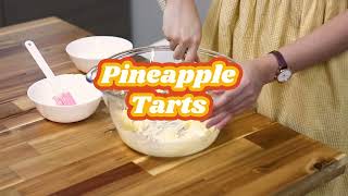 Eggless Pineapple Tarts Recipe [upl. by Ailemap676]