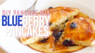 DIY Pancake Mix amp Blueberry Pancakes [upl. by Fen]