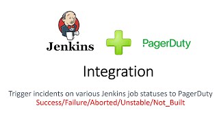 Integrating PagerDuty with Jenkins  How to trigger a PagerDuty alert when a Jenkins job fails [upl. by Livesay485]